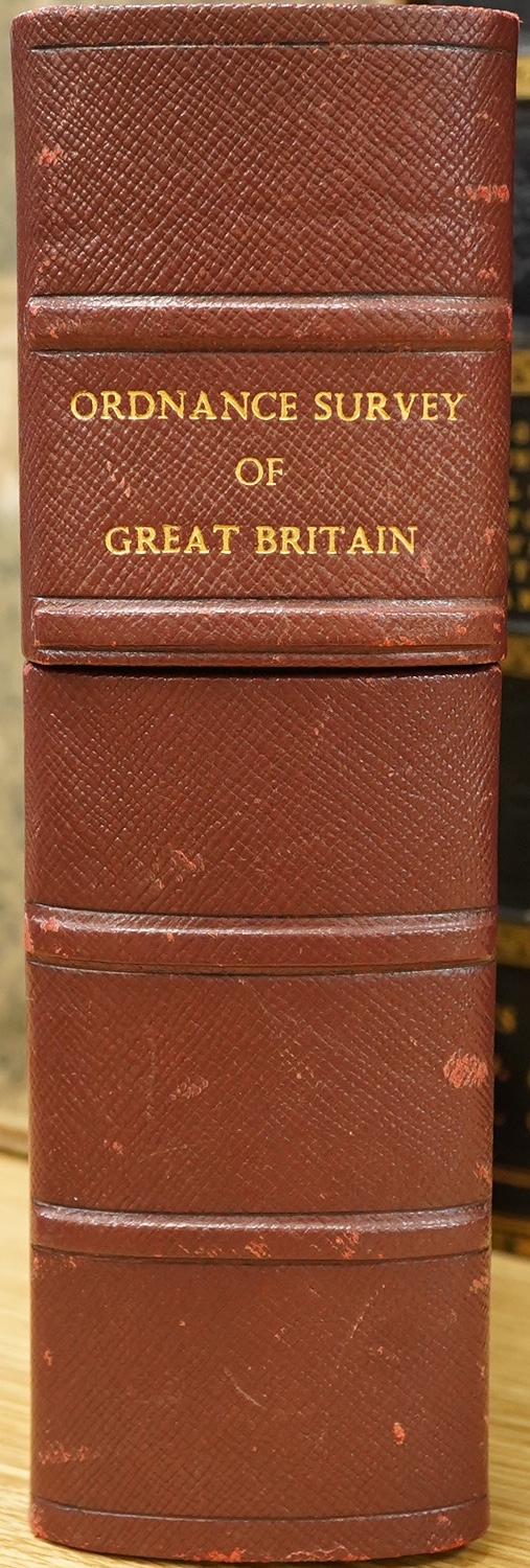 Kent, Ordnance Survey maps, comprising of a set of six engraved maps mounted on linen covering Kent, with portions of Essex, Hertfordshire, Middlesex, Surrey and Sussex, sheet no.s; 1, 2, 3, 4, 5 and 6, engraved at the O